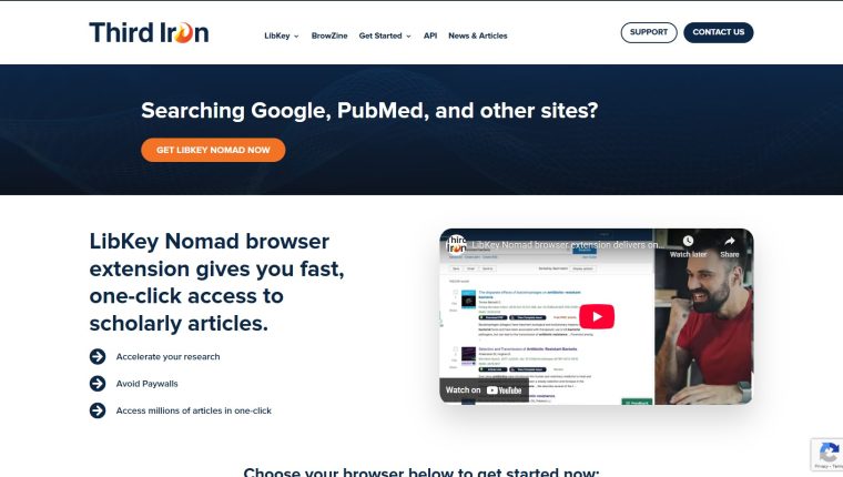 LibKey download landing page